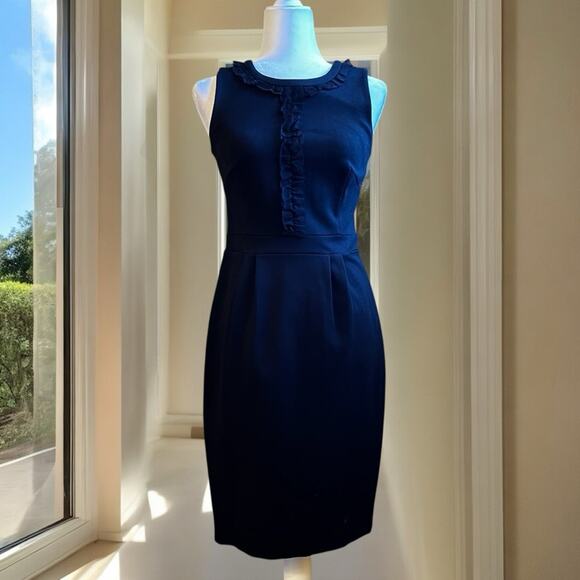 NEW J. Crew Ruffled Tailored Structured Longline Pinafore Career Dress 4 NWOT - Picture 5 of 16